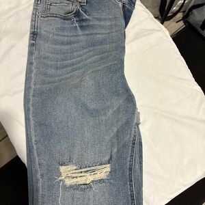 Casual Blue Boyfriend Jeans